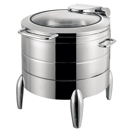 圆形豪华玻璃可视盖液压汤炉